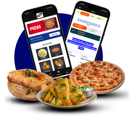 The Sun Takeaway Helensburgh app mockup